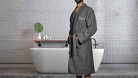 Peignoir homme personnalisé